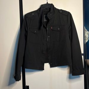 Levi’s crop military jacket